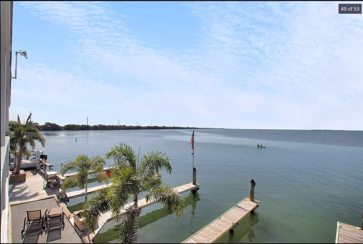 Looking south from private balcony