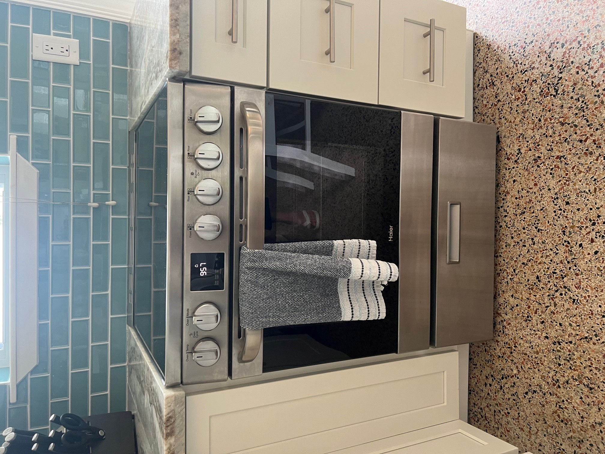 Modern stove and oven